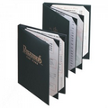Leatherette Book Style 4 View Menu Cover (8 1/2"x14")